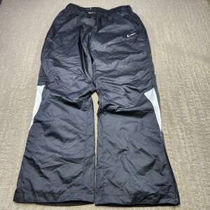 Nike Track Pants Women Medium Baggy Wide Leg Y2K Windbreaker Waterproof StormFit